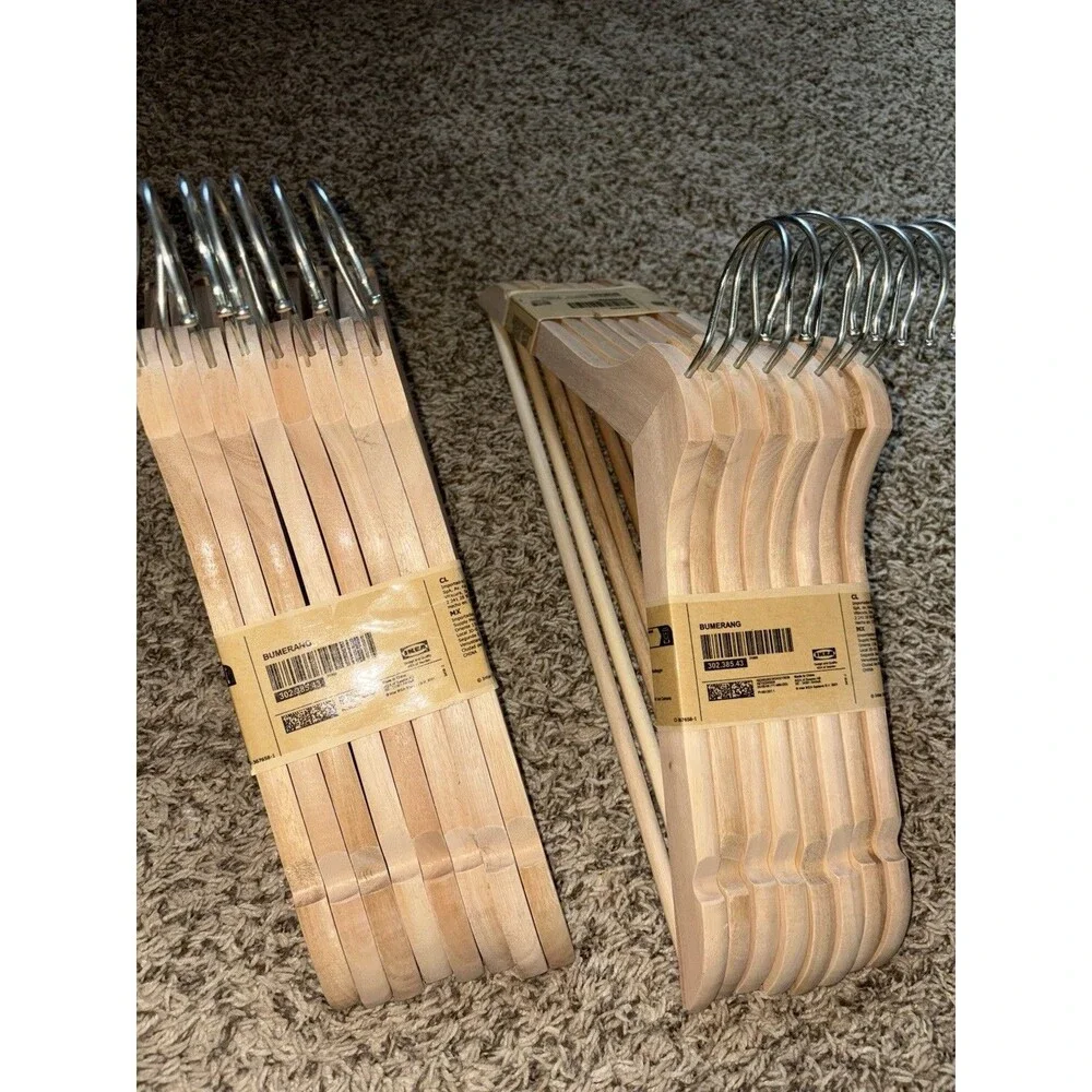 Wooden Hangers - 16 Total